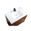 Elegant Decor 36 Inch Single Bathroom Vanity In Teak VF46036MTK